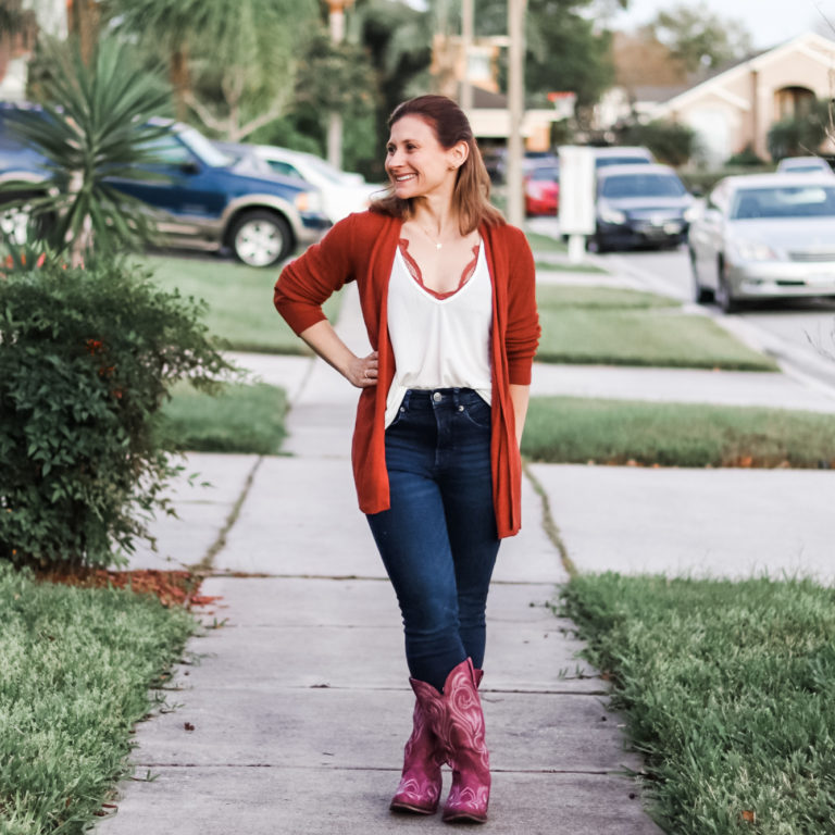 I accidentally bought pink boots and I am okay with them!