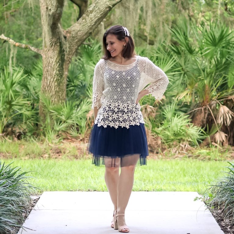 Fun Ways to Style mesh, lace and crochet tops